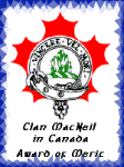 Clan MacNeil in Canada Award of Merit